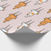 Cat scratch seamless pattern ラッピングペーパー (角)