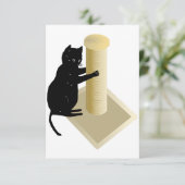 Cat Scratching Post Invitations 招待状 (スタンド正面)