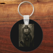 Cat Selfie 67 Meme Six Seven Funny Bigfoot  キーホルダー (正面)