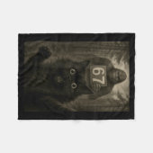 Cat Selfie 67 Meme Six Seven Funny Bigfoot  フリースブランケット (正面(横))