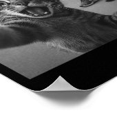 Cat Selfie Shark Crocodile Italian Brainrot Meme M ポスター (角)