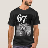 Cat Selfie With 67 Meme Funny Cats Graphic For Men Tシャツ (正面)