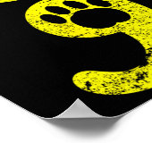 Cat Semicolon Shirtうつ病認識度- Cat Lov ポスター (角)