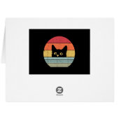 Cat Shirt. Retro Style (裏面横)