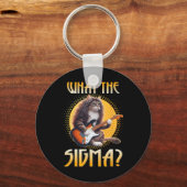 Cat Sigma Shirt おもしろい Sigma BrainrotミームRiz Sig キーホルダー (正面)