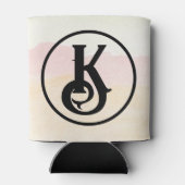Cat Silhouette Heart Split Monogram 缶クーラー (裏面)