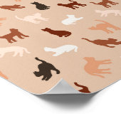Cat silhouettePoster ポスター (角)