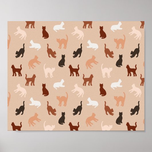Cat silhouettePoster ポスター (正面)