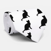Cat Sillouete ネクタイ (ロール)