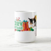 Cat Sleeping on Presents Mug コーヒーマグカップ (中央)