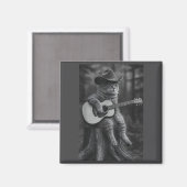 Cat Smoking Cigarette Racoon Ossum Funny Meme Cowb マグネット (正面/裏面)