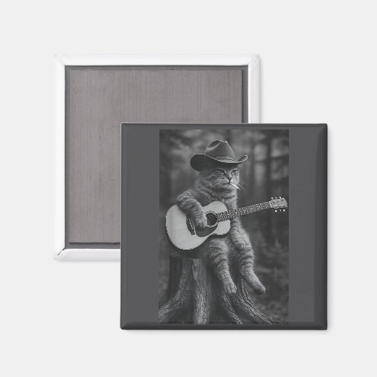 Cat Smoking Cigarette Racoon Ossum Funny Meme Cowb マグネット (正面/裏面)