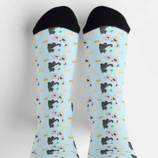 cat socks  ソックス (上部)