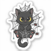 Cat & Spider Web シール (正面)