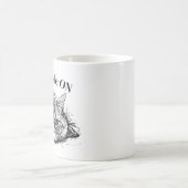 Cat Stickers コーヒーマグカップ (中央)