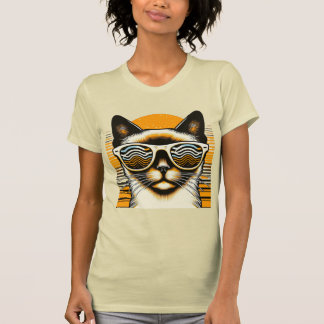 Cat Sun Tシャツ