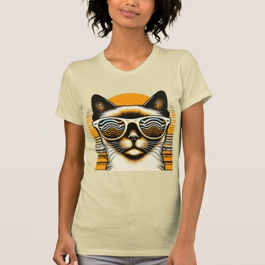 Cat Sun Tシャツ (正面)