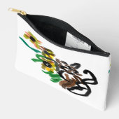 Cat sunflowers  アクセサリーポーチ (見開き)