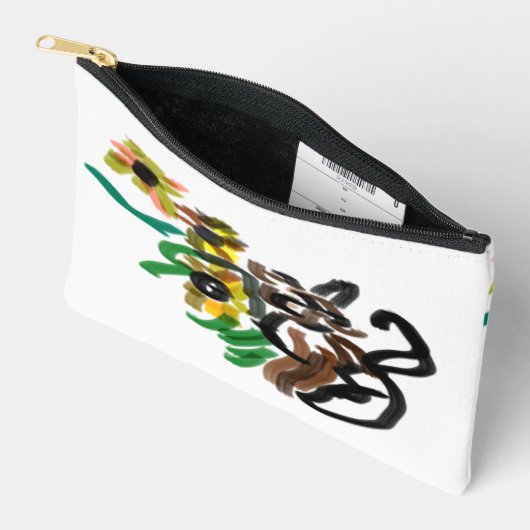 Cat sunflowers  アクセサリーポーチ (見開き)