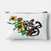Cat sunflowers  アクセサリーポーチ (正面)