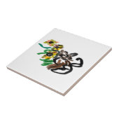 Cat sunflowers タイル (側面)