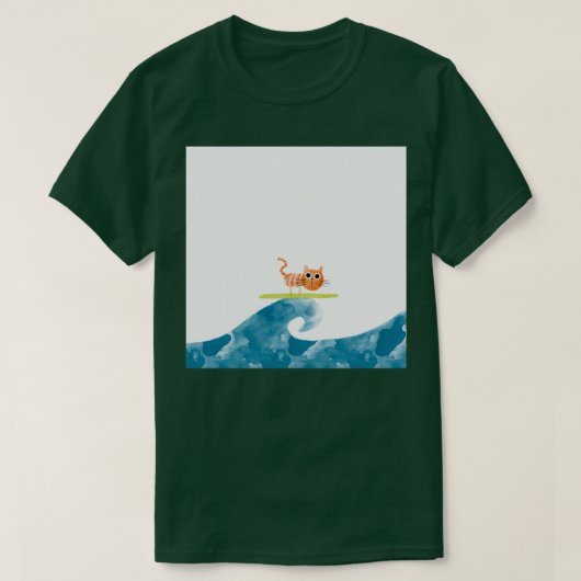 cAT sURF Tシャツ (デザイン正面)