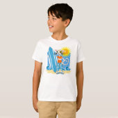 Cat surfing tシャツ (正面フル)