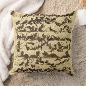 Cat Symphony, 1868 by Moritz von Schwind クッション (ブランケット)