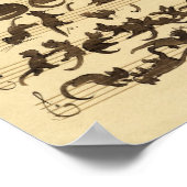 Cat Symphony, 1868 by Moritz von Schwind ポスター (角)