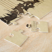 Cat Symphony by Moritz von Schwind ジグソーパズル (側面)