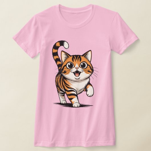 cat tシャツ (レイダウン)