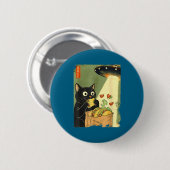 Cat Tacos Anime UFO Japanese Vibes 缶バッジ (正面&裏面)