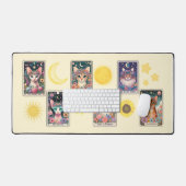 Cat Tarot Card Desk Mat デスクマット (キーボード&マウス)