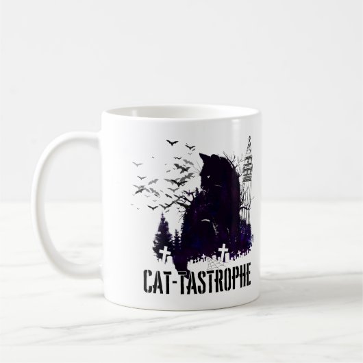 Cat-tastrophe – ゴシック様式の物語 コーヒーマグカップ (左)