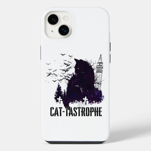 Cat-tastrophe - ゴシック物語.w iPhoneケース (裏面)
