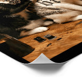 Cat Tattoo Artist 67 Six Seven Seis Siete Brain Ro ポスター (角)