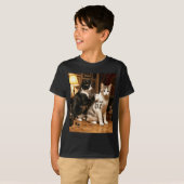 Cat Tattoo Artist 67 Six Seven Seis Siete Brain Ro Tシャツ (正面フル)