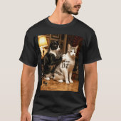 Cat Tattoo Artist 67 Six Seven Seis Siete Brain Ro Tシャツ (正面)