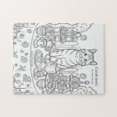 Cat Tea Party & Sweet Treats Jigsaw Puzzle ジグソーパズル (横)