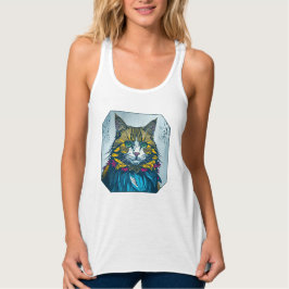 Cat That Ate The Canary Feathers | Wearable Art タンクトップ