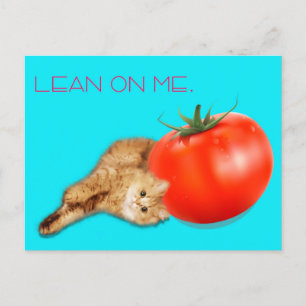 Cat & Tomato Postcard / 猫&トマト ポストカード ポストカード