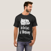 Cat Top Meow Kitty Funny Cats Mom And Cat Dad   6 Tシャツ (正面フル)