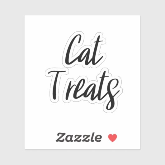 Cat Treats Storage Sticker シール (シート)