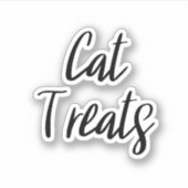 Cat Treats Storage Sticker シール (正面)