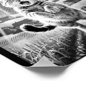 Cat Ufo Alien Abduction Funny Graphic Tees Men Wom ポスター (角)