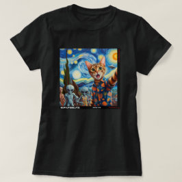 Cat UFO Selfie: Gift From The Kitten #01 Tシャツ