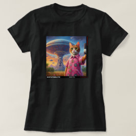 Cat UFO Selfie: Gift From The Kitten #02 Tシャツ
