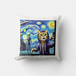 Cat UFO Selfie: Gift From The Kitten #03 クッション
