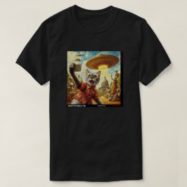 Cat UFO Selfie: Gift From The Kitten #03 T-Shirt Tシャツ