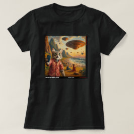 Cat UFO Selfie: Gift From The Kitten #04 Tシャツ